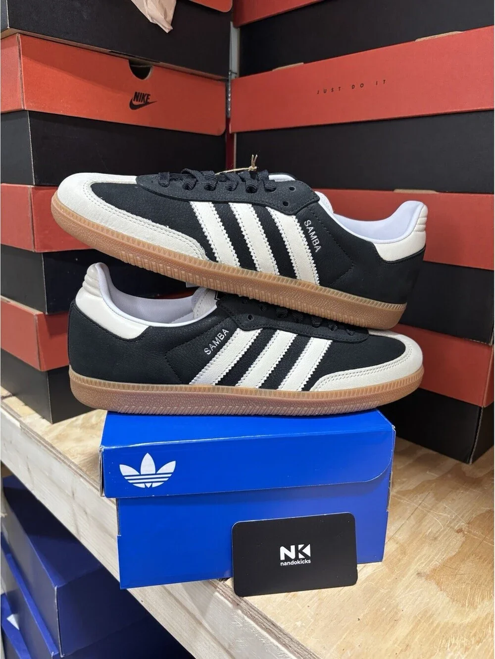Adidas Samba OG Black Wonder White IE5836 Women SIZE 7.5W
